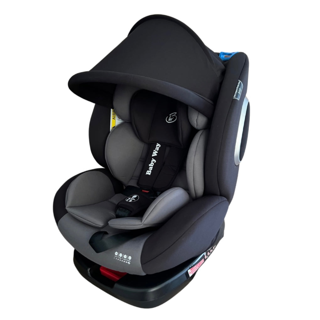 The Classic + Sunshade - 360 Rotation and Convertible Car Seat with ISOFIX
