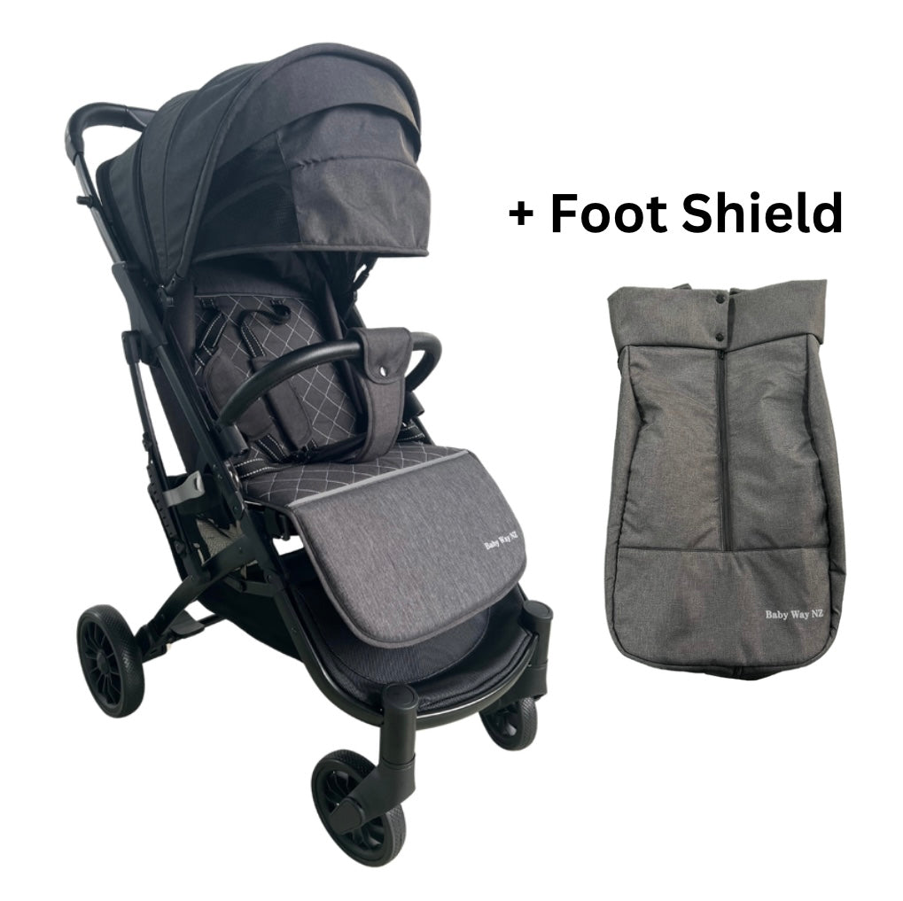 The Glide - Premium Travel Compact Stroller with Foot Cover