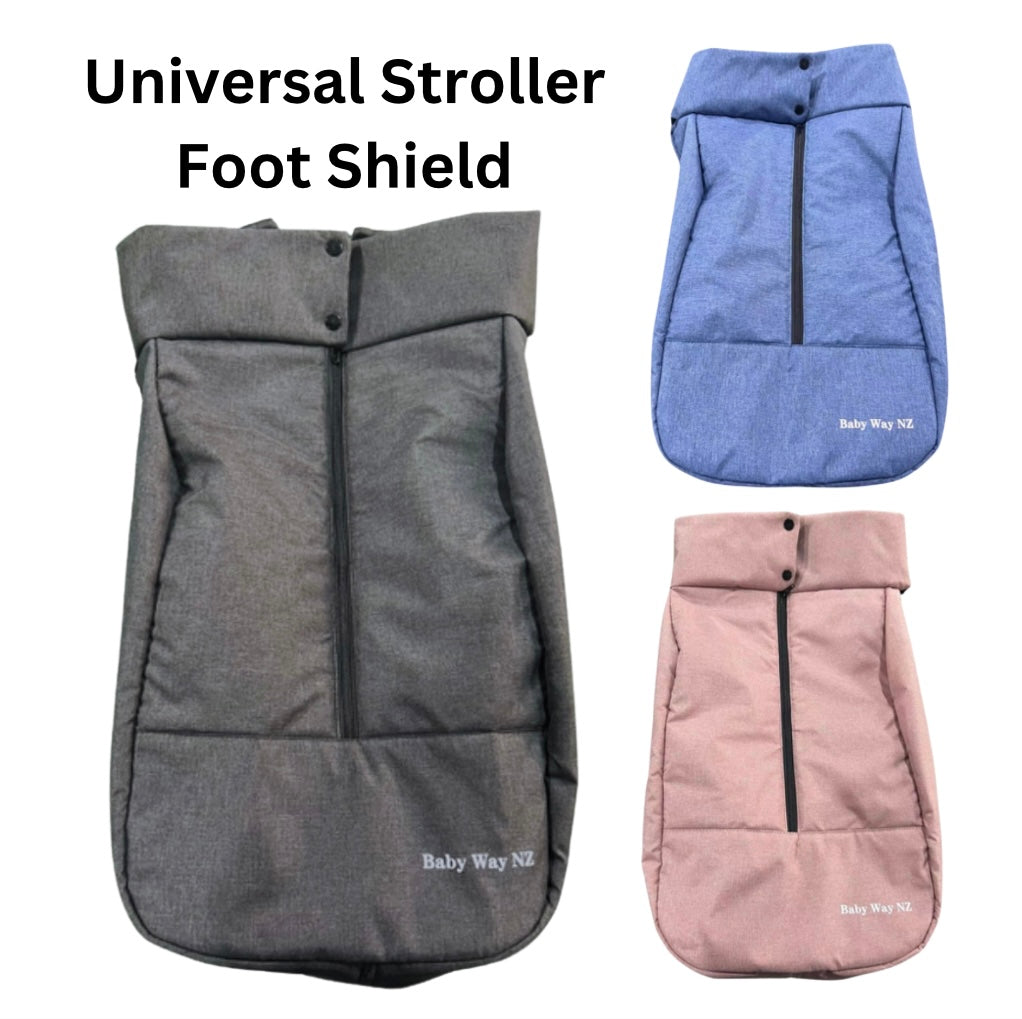 Universal Stroller Foot Shield Cover with Zip